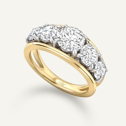 Mega Tobermory Yellow Gold Ring