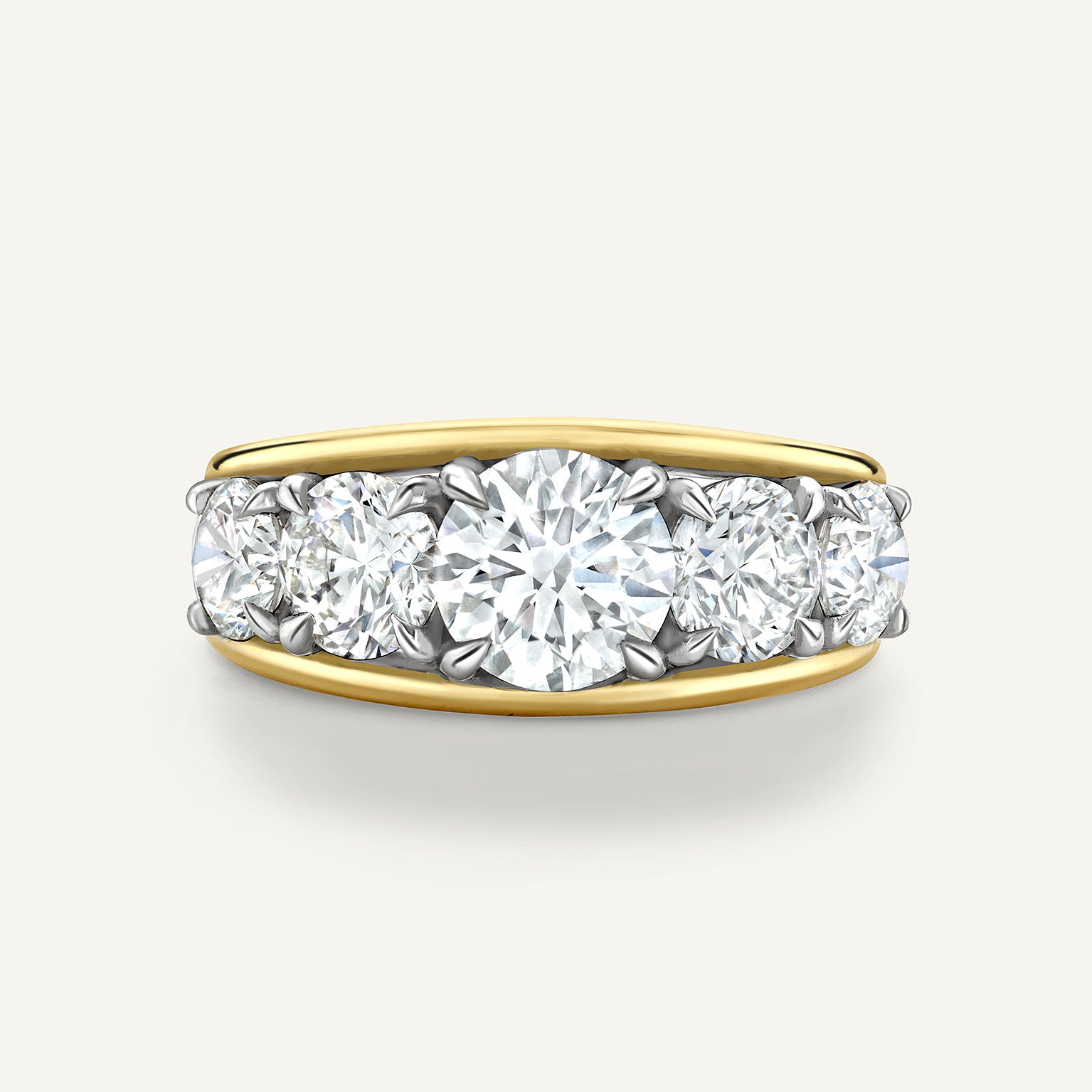 Mega Tobermory Yellow Gold Ring