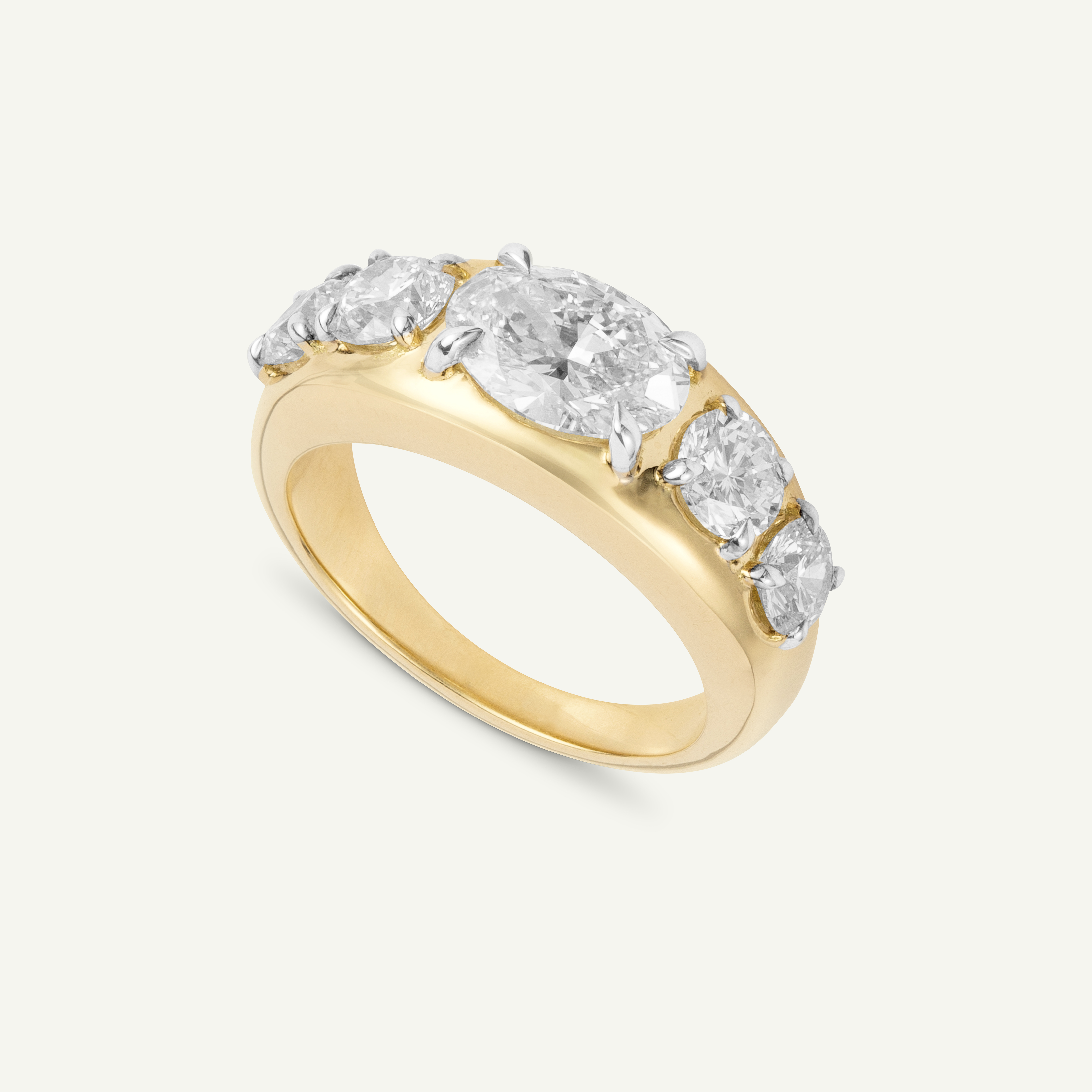 Monzie Yellow Gold Ring