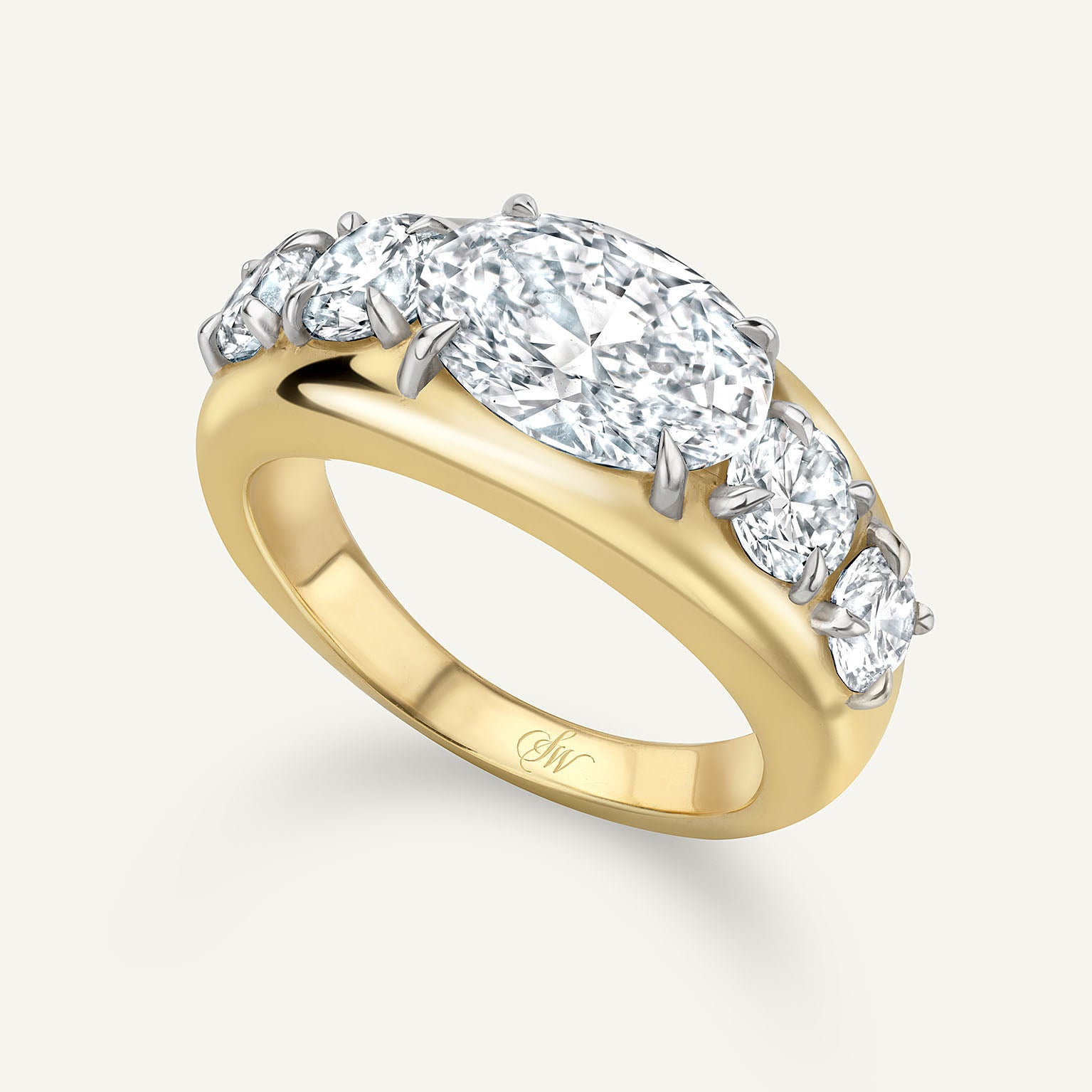 Monzie Yellow Gold Ring