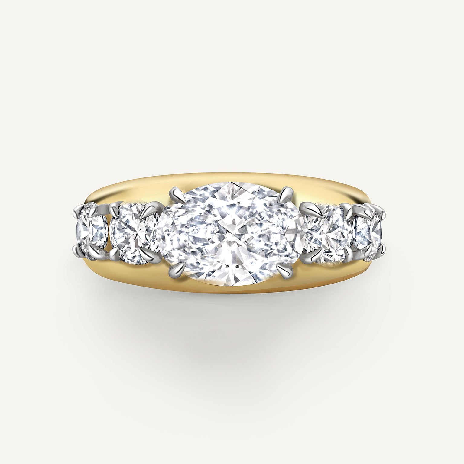 Monzie Yellow Gold Ring