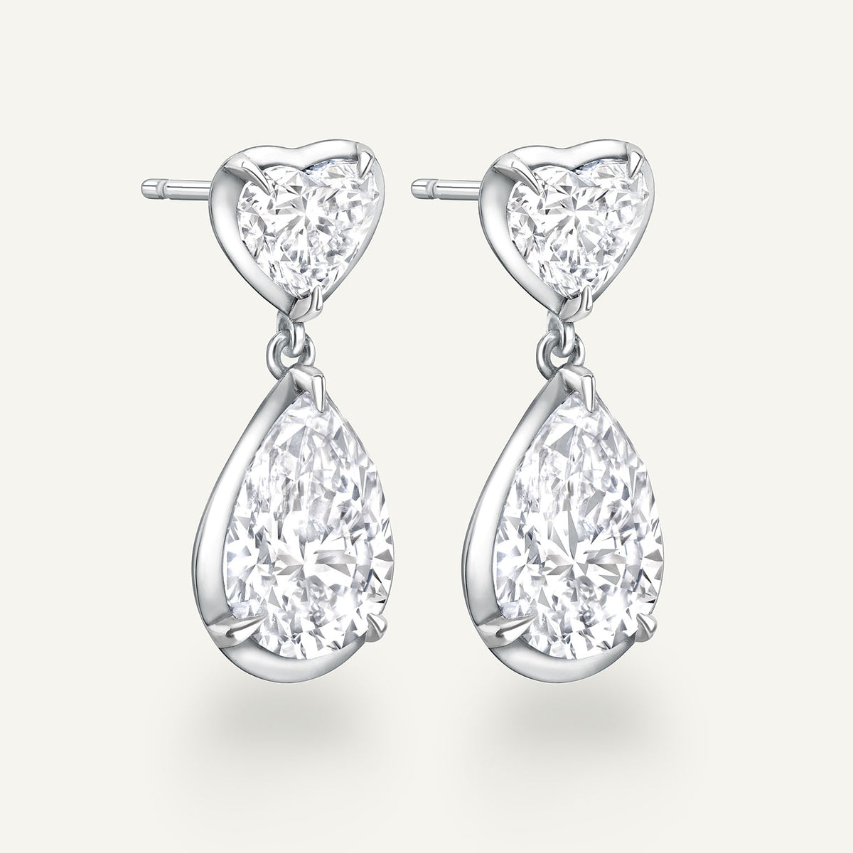 Nolita White Gold Earrings