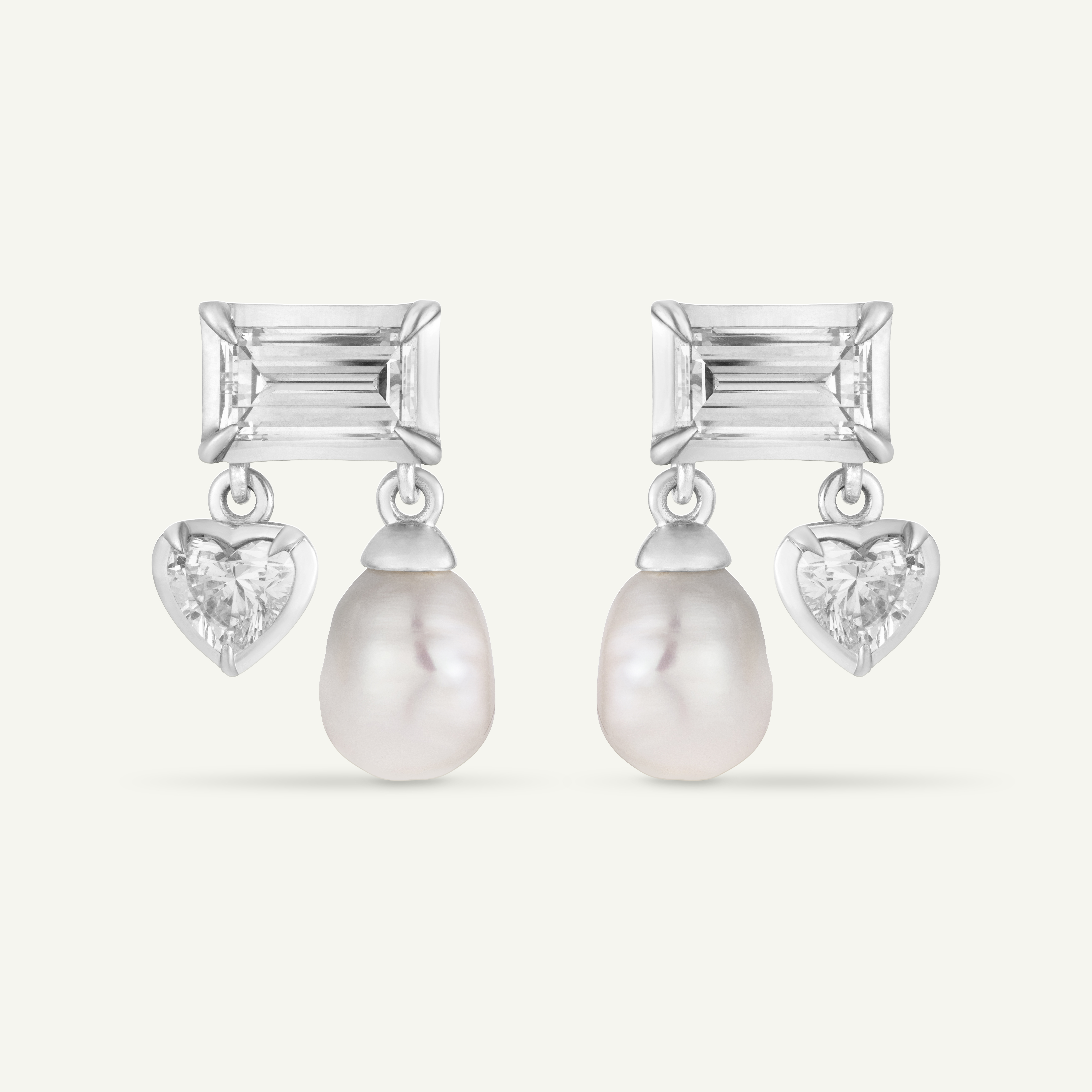 Grandtully White Gold Earrings