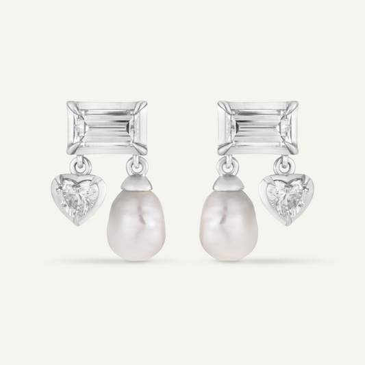 Grandtully White Gold Earrings
