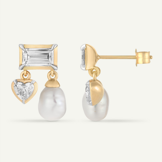 Grandtully Yellow Gold Earrings