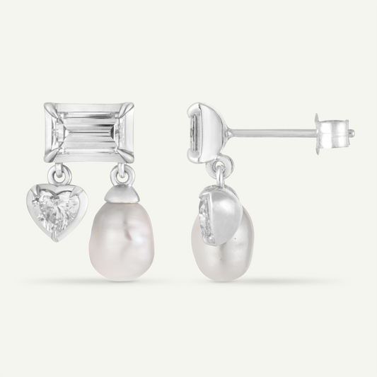 Grandtully White Gold Earrings