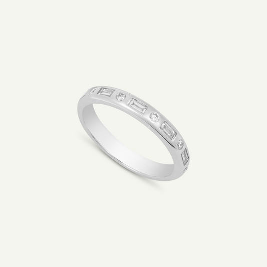 Aberfedly White Gold Ring