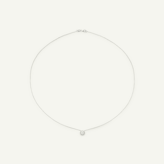 Aviemore White Gold Necklace