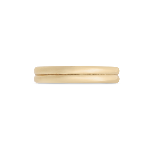 Double Wick Yellow Gold Ring