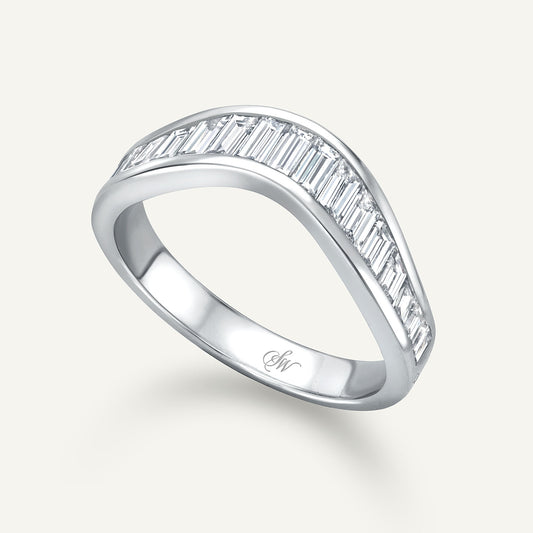 Staffa White Gold Ring