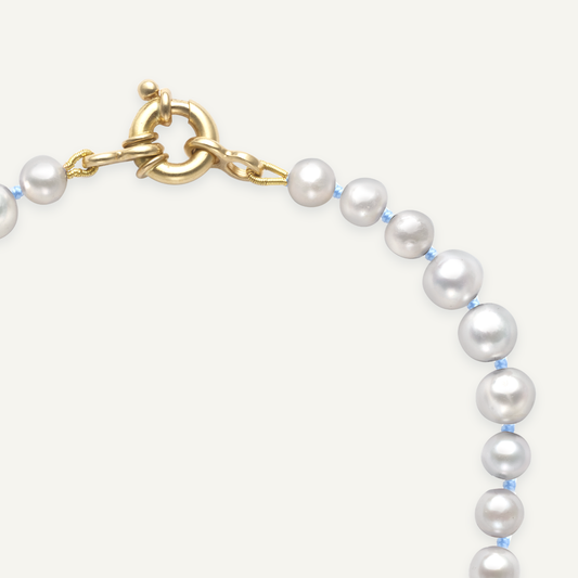 Blue Thread St Monans Yellow Gold Bracelet