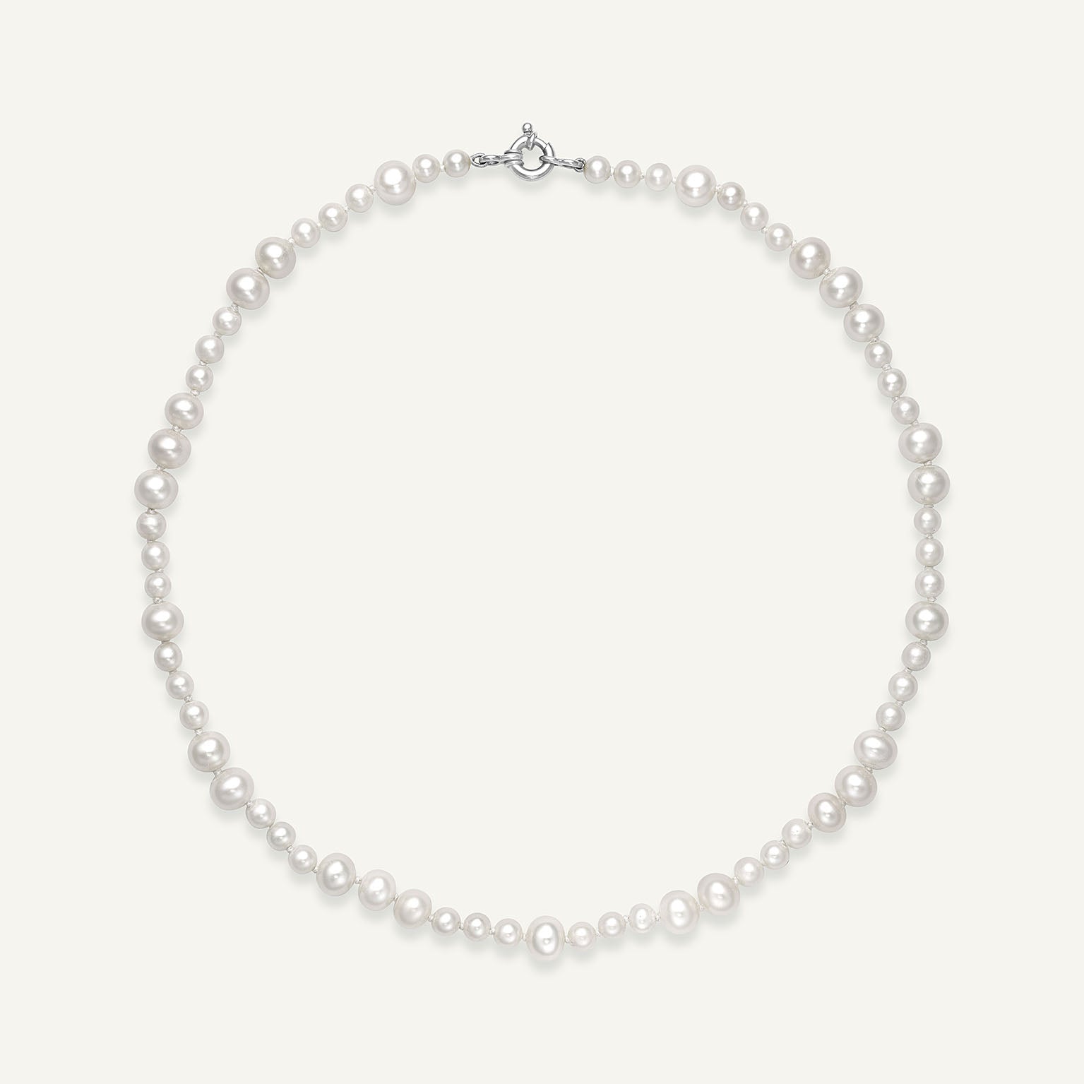 St Andrews White Gold Necklace