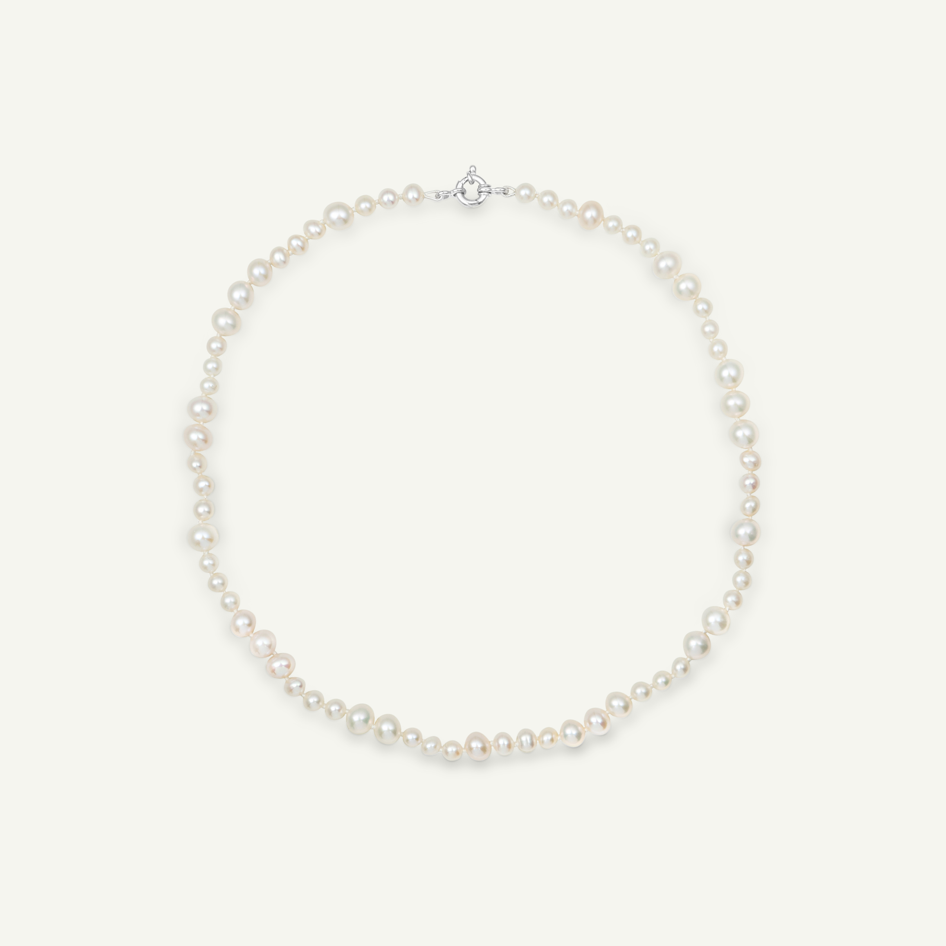 St Andrews White Gold Necklace