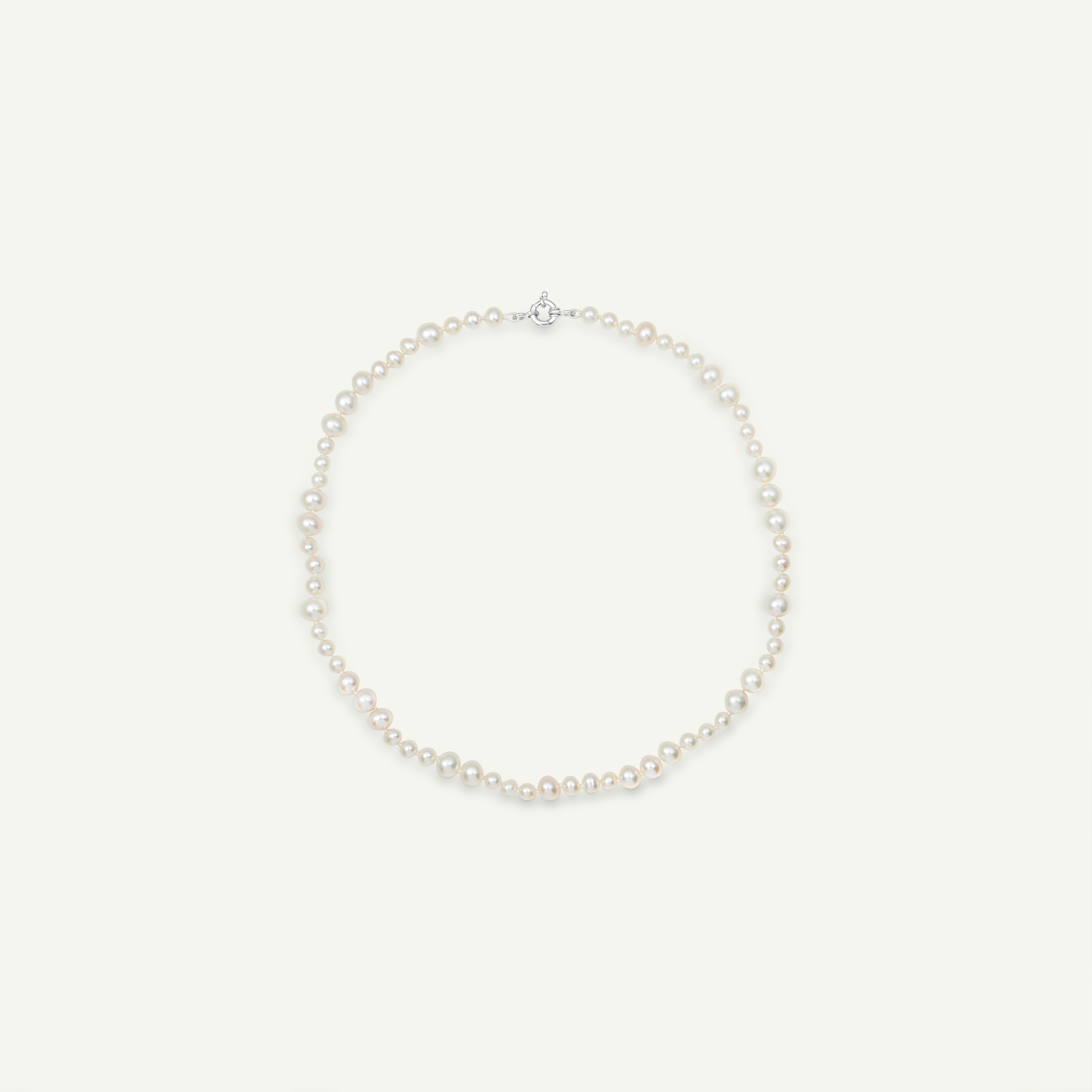 St Andrews White Gold Necklace