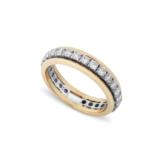Tobermory Eternity Yellow Gold Ring